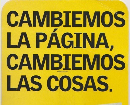 Cambiemos La Pagina, Cambiemos Las Cosas